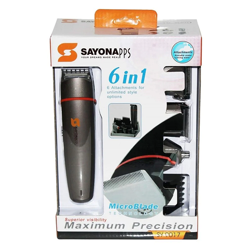 Sayona 6 in 1 Shaving Kit SH 9017