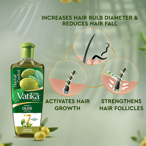 Dabur Vatika Hair Oil Olive 200Ml