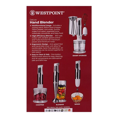Westpoint Deluxe Hand Blender 2 Speed