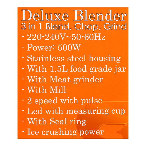 Sayona Deluxe Blender 3 In 1 Blend