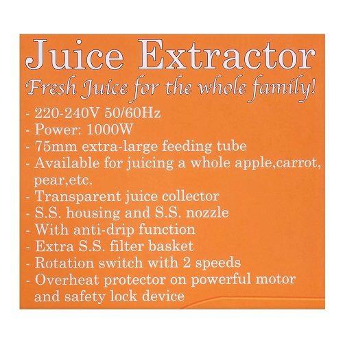 Sayona Juice Extractor SJ 4508