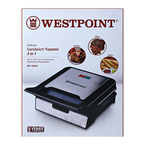 West Point Deluxe 3 In 1 Sandwich Toaster