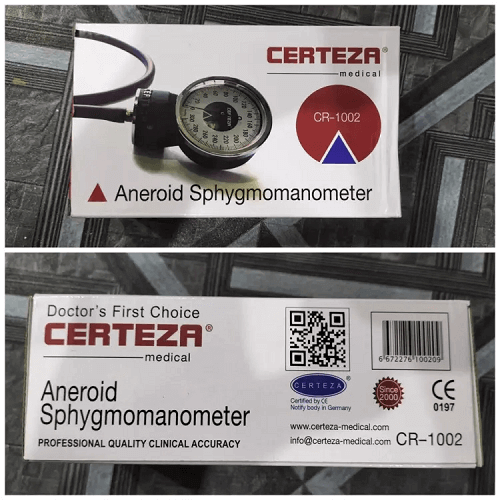 Certeza Medical Aneroid Sphygmomanometer