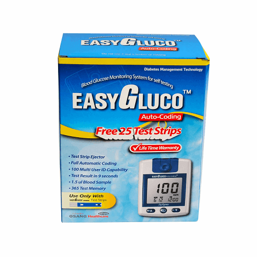 Easy Gluco Meter Auto Coding